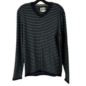Converse One Star Stripe Long Sleeve Sweater Medium